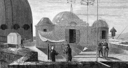 Parīzes observatorijas meteostacija 1872. gadā. Parīzes observatorijas meteostacija 1872. gadā.