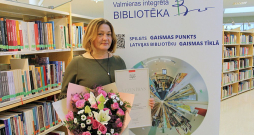 Valmieras Integrētās bibliotēkas direktore Daiga Rokpelne. Valmieras Integrētās bibliotēkas direktore Daiga Rokpelne.