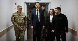 NATO ģenerālsekretārs Marks Rite Ukrainā. NATO ģenerālsekretārs Marks Rite Ukrainā.