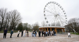 Rīgas panorāmas rata "Riga Rise" atklāšanas pasākums. 