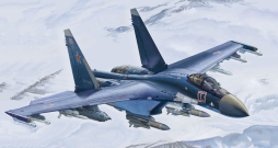 Krievijas iznīcinātājs Su-35. Krievijas iznīcinātājs Su-35.