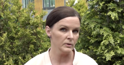 Partijas "Suverēnā vara"/"Apvienība Jaunlatvieši" līdere Jūlija Stepaņenko.