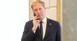 Ekonomikas ministrs Viktors Valainis. Ekonomikas ministrs Viktors Valainis.