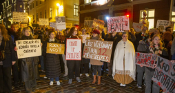 Protests pret Latvijas izstāšanos no Eiropas Padomes Konvencijas par vardarbības pret sievietēm un vardarbības ģimenē novēršanu un apkarošanu.
