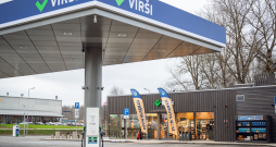 Jaunā "Virši-A" degvielas uzpildes stacija.
