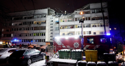 Sprādzienā cietusī māja Rīgā, Bauskas ielā 15. Sprādzienā cietusī māja Rīgā, Bauskas ielā 15.