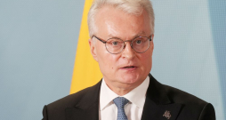 Lietuvas prezidents Gitans Nausēda. Lietuvas prezidents Gitans Nausēda.