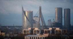 Rīgas namu jumti.