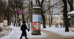 Ziema. Rīga. Ziema. Rīga.