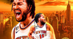 Ņujorkas "Knicks" līderis Džeilens Bransons. Ņujorkas "Knicks" līderis Džeilens Bransons.