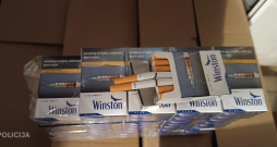 Valsts policija Latgalē izņem nelikumīgas cigaretes.