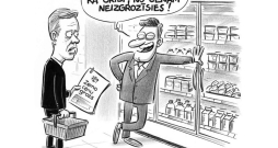 Zīmē Gatis Šļūka. Grozi kā gribi — no cenām neizgrozīsies! Zīmē Gatis Šļūka. Grozi kā gribi — no cenām neizgrozīsies!