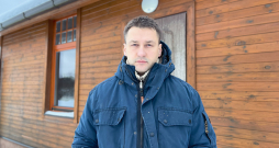 Bārbeles mednieku kolektīva vadītājs, šautuves saimnieks Arvīds Rozēns.