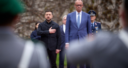 Volodimirs Zelenskis vizītē Vācijā.