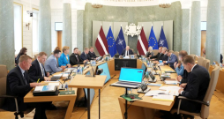 Jaunā Ministru kabineta sēde. 