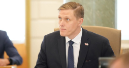 Iekšlietu ministrs Jānis Dombrava. 