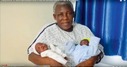 Ugandā pasaulē nākuši pilnībā veseli dvīņi, kuru mātei Safinai Nabukvaijai jau bija... 70 gadi.