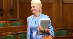 Saeimas Budžeta un finanšu (nodokļu) komisijas vadītāja Aiva Vīksna.