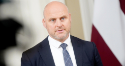 Ministru prezidents Andris Kulbergs piedalās preses konferencē pēc tikšanās ar Valsts prezidentu Rīgas pilī.