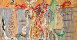 Iveta Vecenāne, “Marka Rotko motīvs I”, 2024, pēc Marka Rotko, “Bez nosaukuma”, 1944. Iveta Vecenāne, “Marka Rotko motīvs I”, 2024, pēc Marka Rotko, “Bez nosaukuma”, 1944.