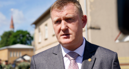 Aizsardzības ministrs Raivis Melnis. Aizsardzības ministrs Raivis Melnis.
