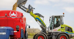 'Claas Torion 537e Sinus' elektriskais iekrāvējs.
