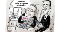 Zīmē Gatis Šļūka. Dabūju paša Vladimira autogrāfu!