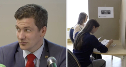 Centrālās vēlēšanu komisijas priekšsēdētājs Māris Zviedris.