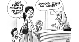 Zīmē Gatis Šļūka. Sakodiet zobus un gaidiet!