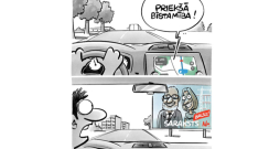 Zīmē Gatis Šļūka. Priekšā bīstamība!