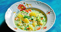 Dāreņu–piena zupa.
