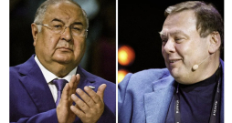 Ališera Usmanova (no kreisās) bagātību žurnāls "Forbes" šogad lēsa 14,5 miljardu ASV dolāru apmērā, bet Mihailam Fridmanam tā esot pat lielāka – 16,5 miljardi dolāru. Ališera Usmanova (no kreisās) bagātību žurnāls "Forbes" šogad lēsa 14,5 miljardu ASV dolāru apmērā, bet Mihailam Fridmanam tā esot pat lielāka – 16,5 miljardi dolāru.