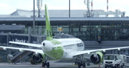 "airBaltic". "airBaltic".