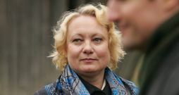 LTV seriāla "Likteņa līdumnieki" filmēšanas epizode, Indra Briķe.