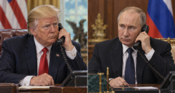 Tramps pēc piektdienas telefonsarunas ar Putinu paziņoja par vienošanos, ka Krievija piegādās simtiem tūkstošu tonnu dīzeļdegvielas.