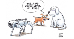 Zīmē Gatis Šļūka. Tas suns vispār zina, ko ēdis?