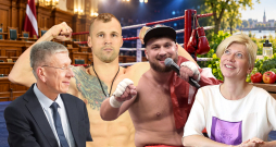 Andrejs Judins, Mairis Briedis, Kristaps Zutis, Anda Čakša.