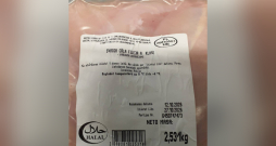 Cāļa fileja, kurā konstatētas salmonellas.