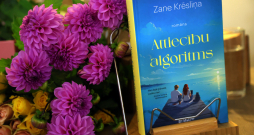 Zanes Krēsliņas jaunā romāna "Attiecību algoritms" atvēršanas pasākumā.