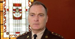 Zemessardzes štāba priekšnieks Mareks Ozoliņš.