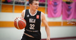''VEF Rīga'' spēlētājs Jēkabs Niedra.