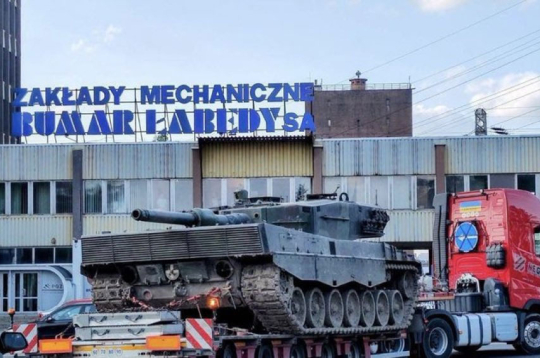 Tanku "Leopard" remonta centrs Polijā.
