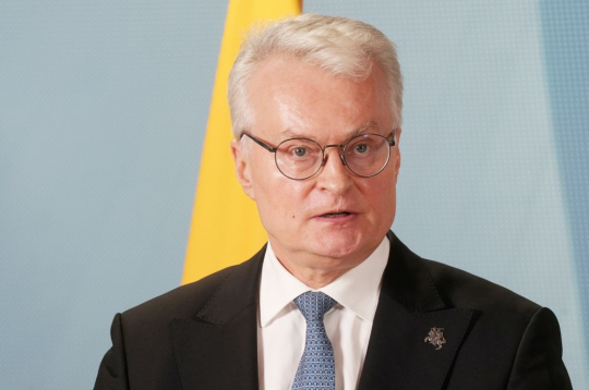 Lietuvas prezidents Gitans Nausēda. Lietuvas prezidents Gitans Nausēda.