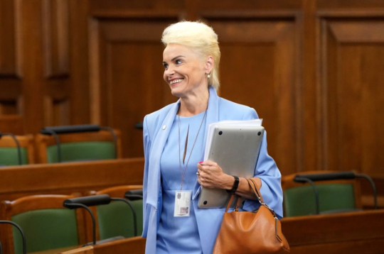 Saeimas Budžeta un finanšu (nodokļu) komisijas vadītāja Aiva Vīksna.