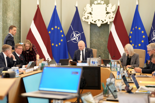 Ministru kabineta sēde. Ministru kabineta sēde.