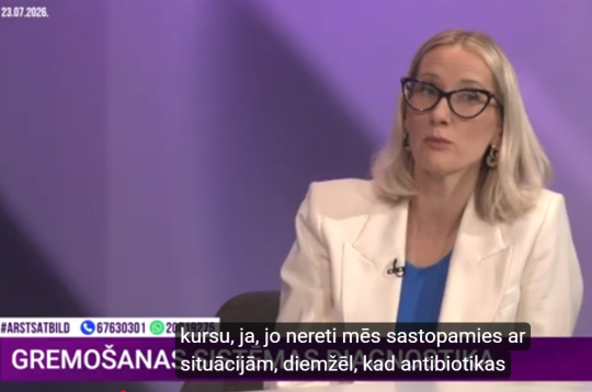  Vēdera klīnikas vadītāja, gastroenteroloģe, endoskopiste Ilona Vilkoite.
