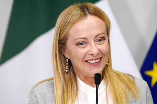 Itālijas premjerministre Džordža Meloni.