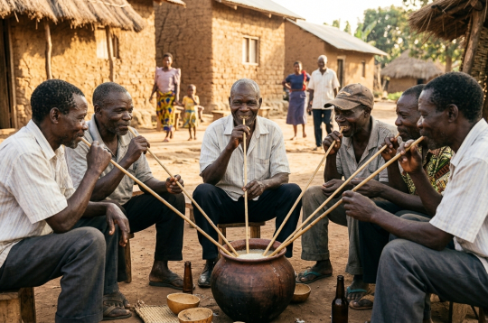 Ugandā iecienītas ir “malwa” tirgotavas, kur pasniedz mājas alus, brūvētu no prosas un sorgo. Tā baudīšana ir sociāls rituāls, un lielai daļai tas sākas jau no rīta. Ilustratīvs attēls. Ugandā iecienītas ir “malwa” tirgotavas, kur pasniedz mājas alus, brūvētu no prosas un sorgo. Tā baudīšana ir sociāls rituāls, un lielai daļai tas sākas jau no rīta. Ilustratīvs attēls.