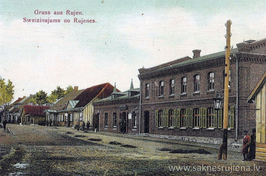 Rūjiena 20. gs. sākumā.