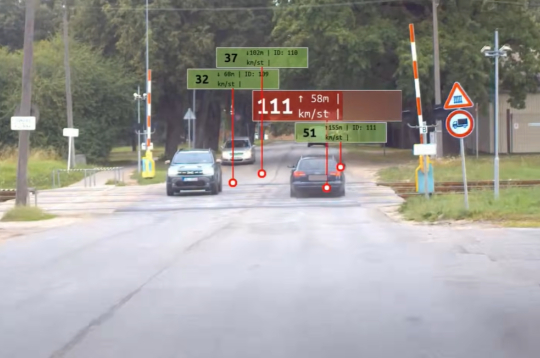 Bēgošais "Audi" vadītājs Cēsīs.